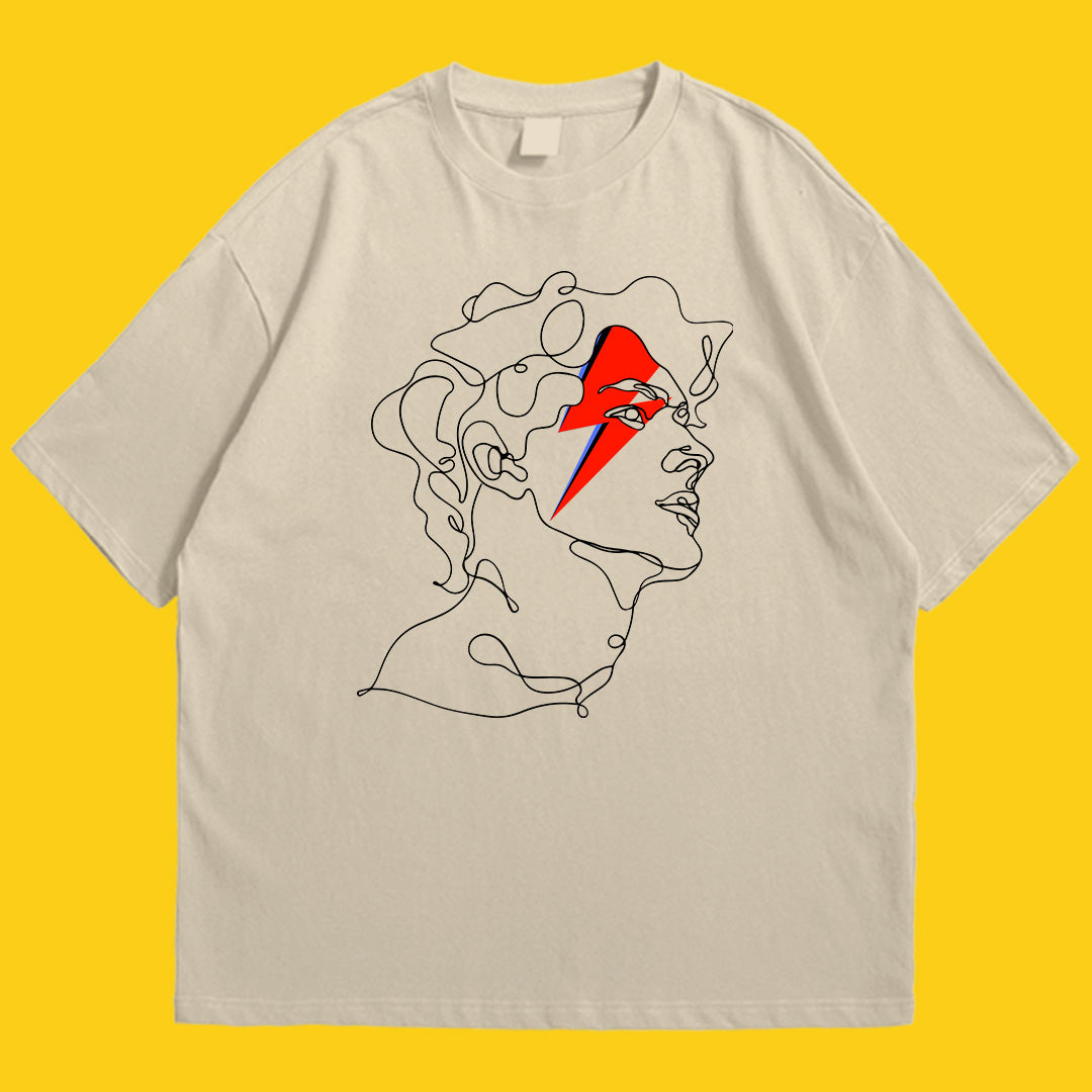 David Bowie Drop Shoulder