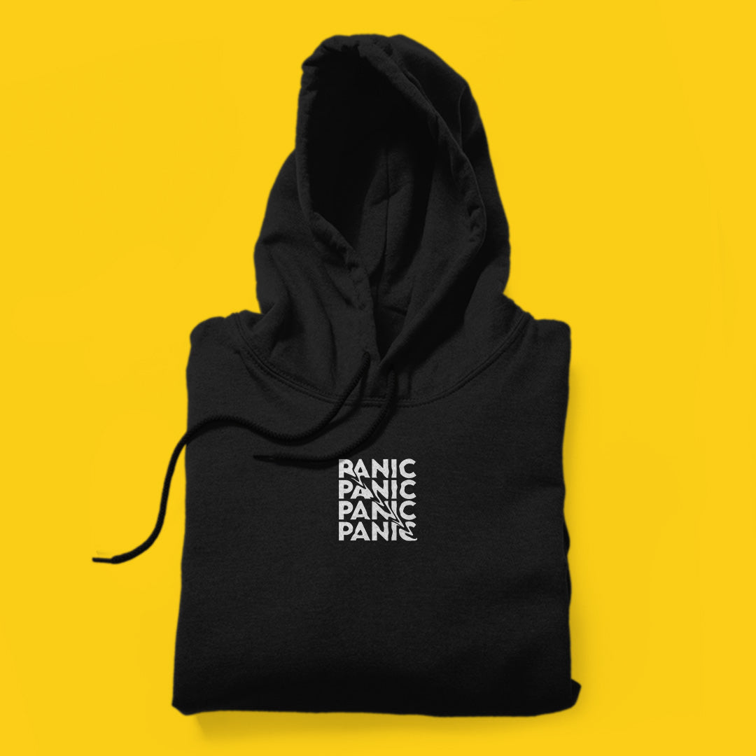 Yellow panic at store the disco hoodie