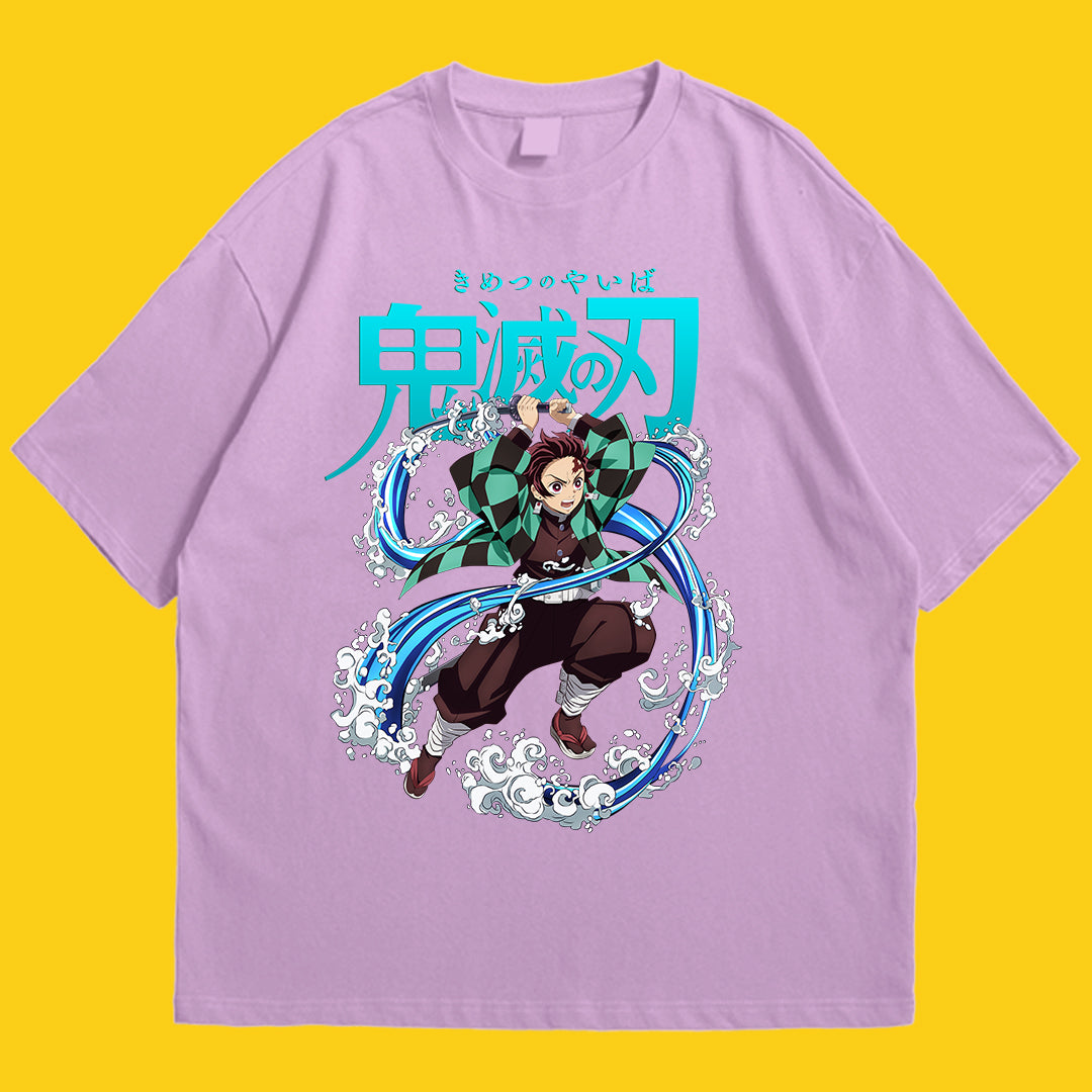 Demon slayer 2 Drop Shoulder