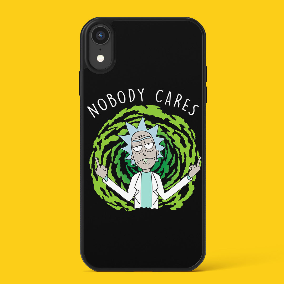 Rick nobody cares phone cover
