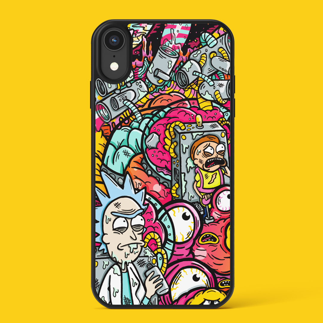 Rick and morty phone cover