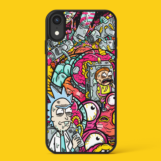 Rick and morty phone cover