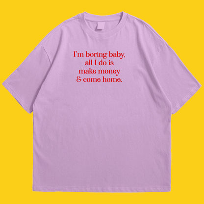 I am boring baby Drop Shoulder