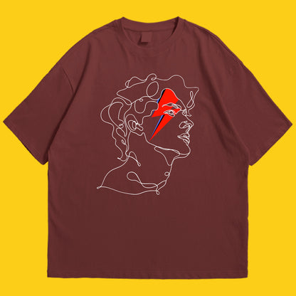 David Bowie Drop Shoulder