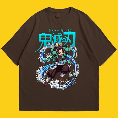 Demon slayer 2 Drop Shoulder