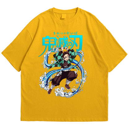 Demon slayer 2 Drop Shoulder