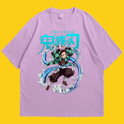 Demon slayer 2 Drop Shoulder