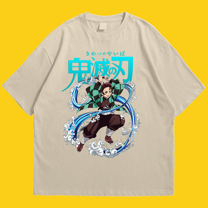 Demon slayer 2 Drop Shoulder