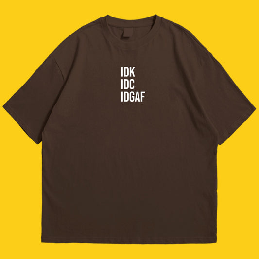 Idgaf drop shoulder (medium size)