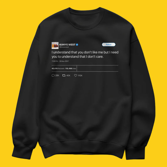 Kanye Sweatshirt (XXL size)
