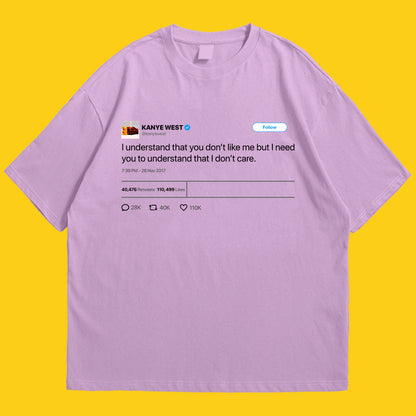 Kanye tweet Drop Shoulder