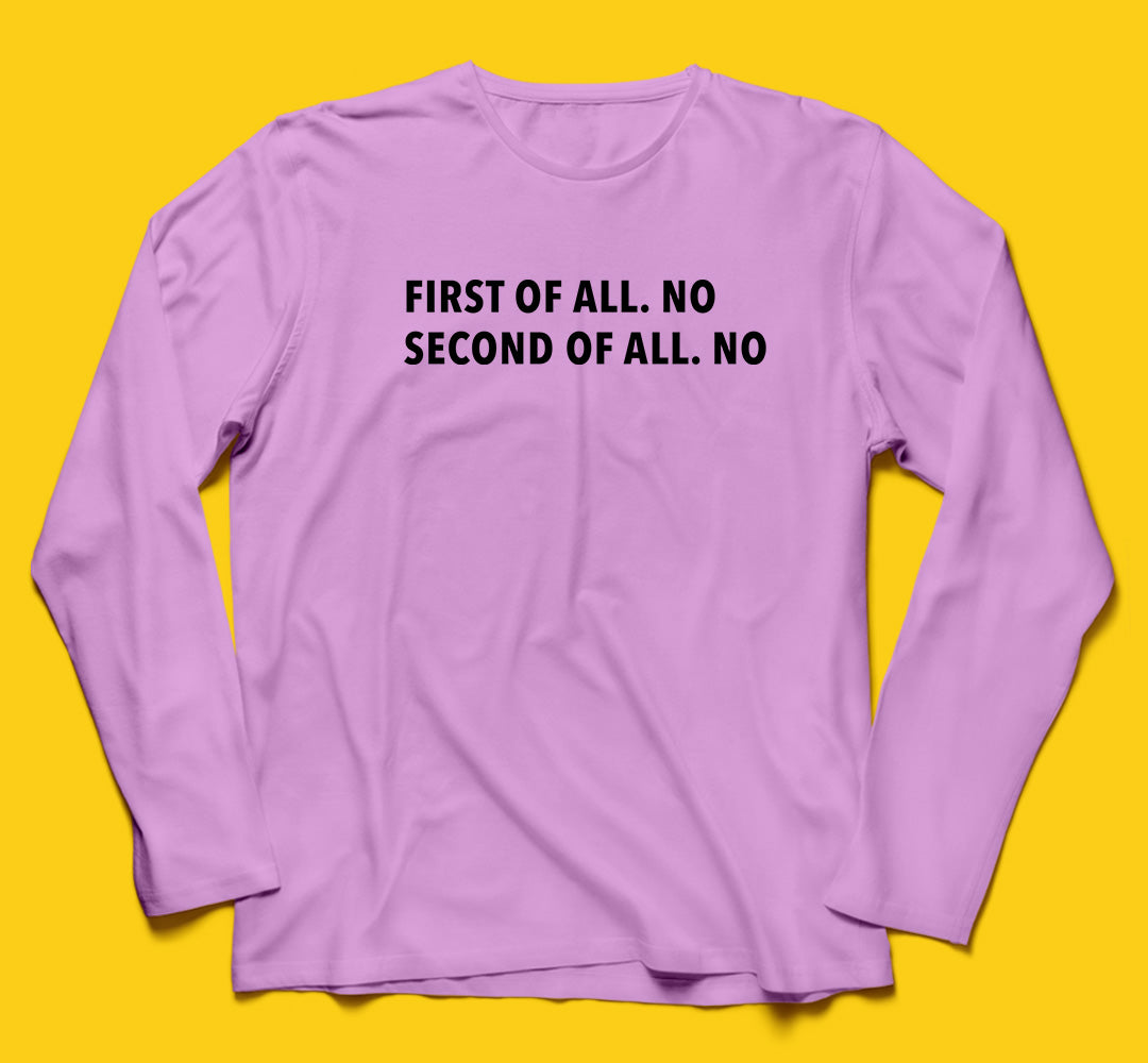 No Full Sleeves
