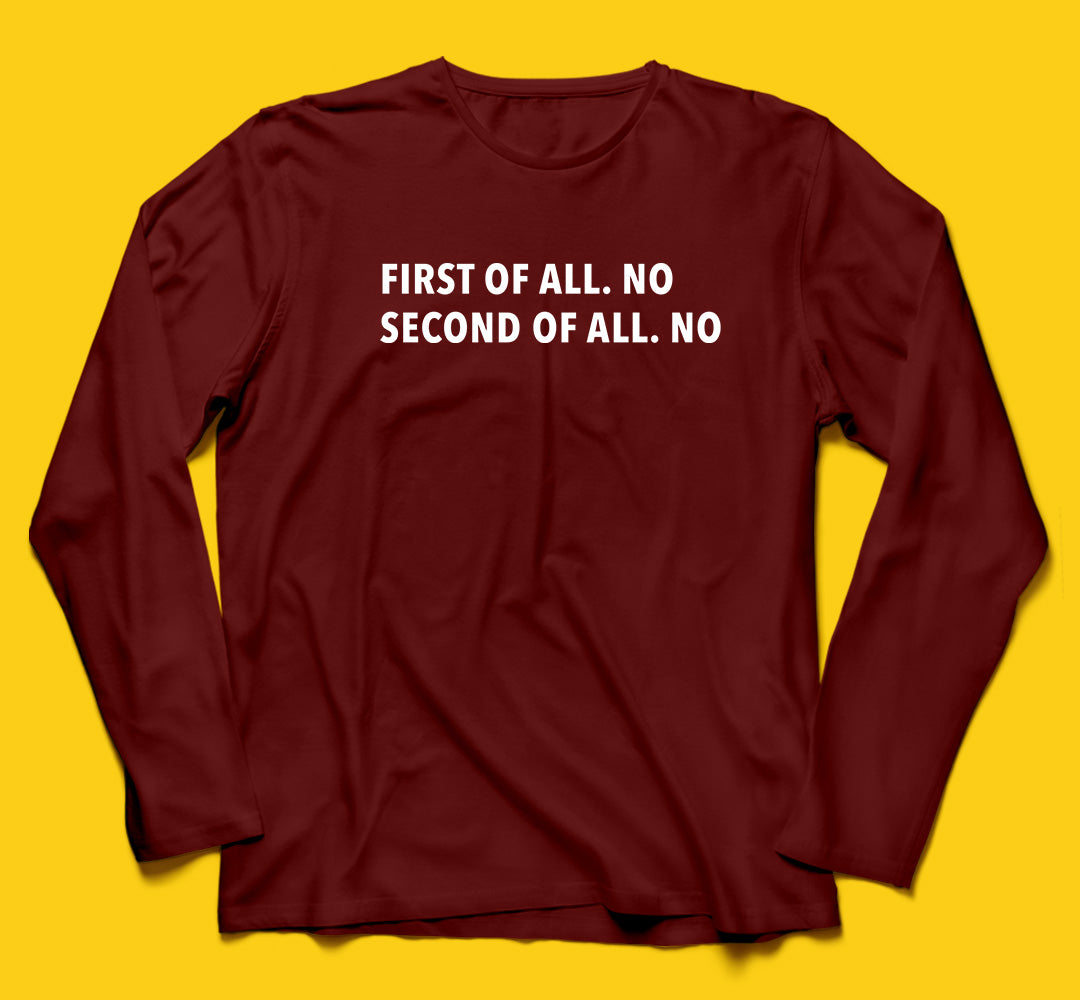 No Full Sleeves