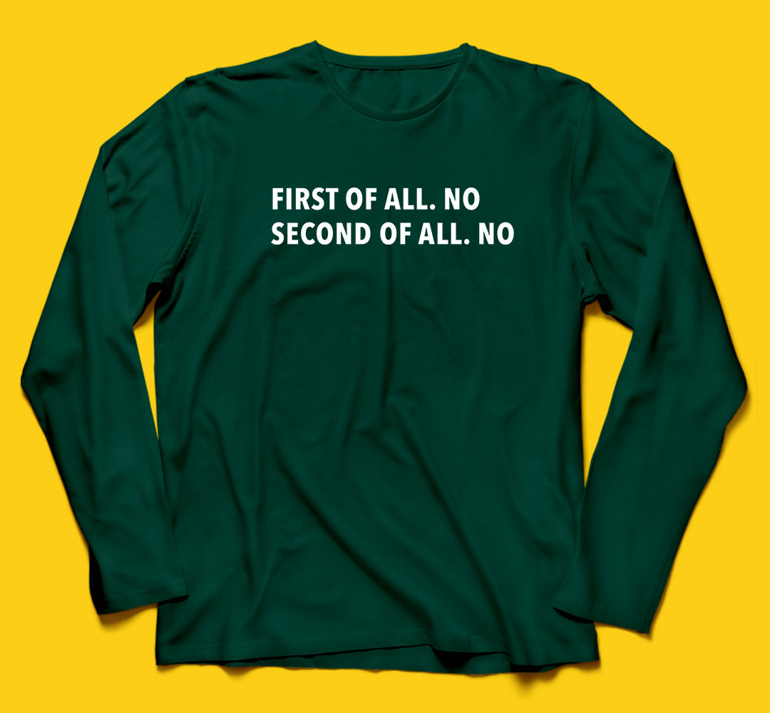 No Full Sleeves