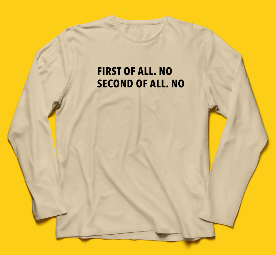 No Full Sleeves