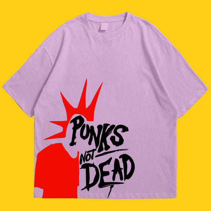 Punks not dead Drop Shoulder
