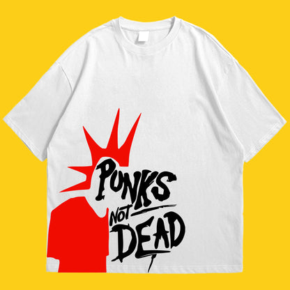 Punks not dead Drop Shoulder