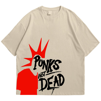 Punks not dead Drop Shoulder