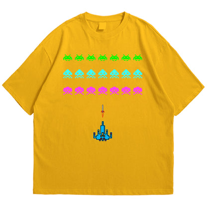 Space invader Drop Shoulder