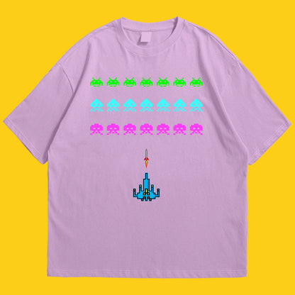 Space invader Drop Shoulder