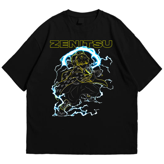 Demon Slayer Zenitsu Drop Shoulder